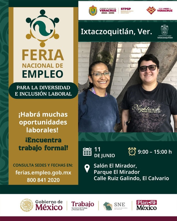 Habrá Feria del Empleo en Ixtaczqouitlán; ¿cuándo y dónde será?