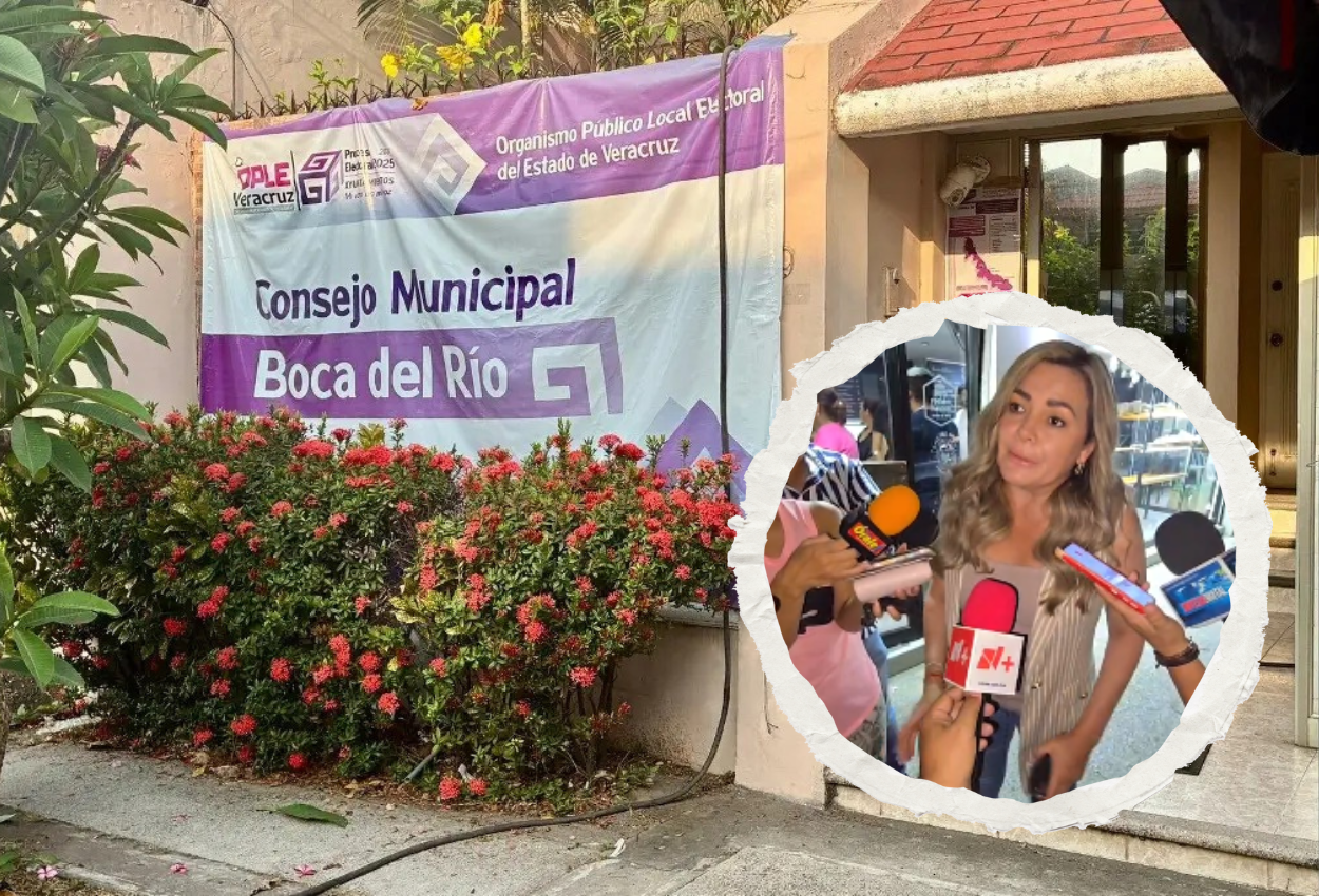 Intentan ingresar al OPLE de Boca del Río; temen robo de paquetes electorales