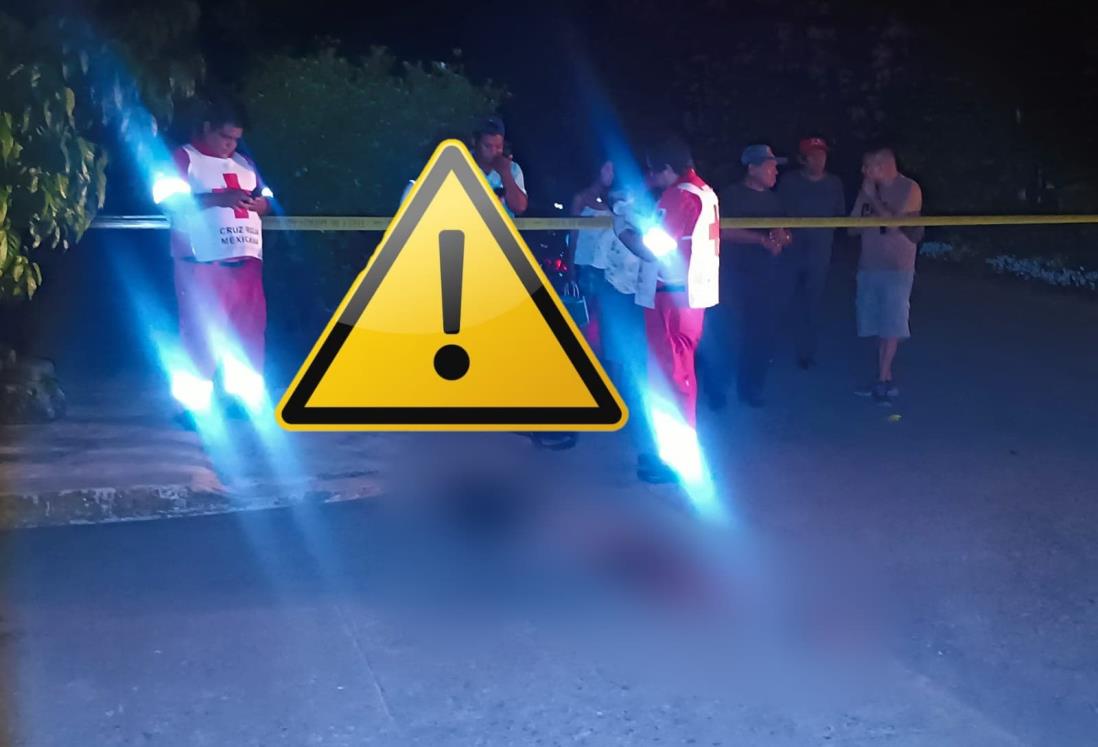 Muere hombre arrollado por vehículo desconocido en San Andrés Tuxtla