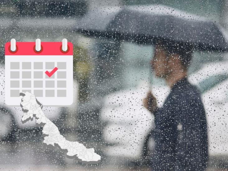 Por onda tropical, a partir de este día aumentarán las lluvias en Veracruz
