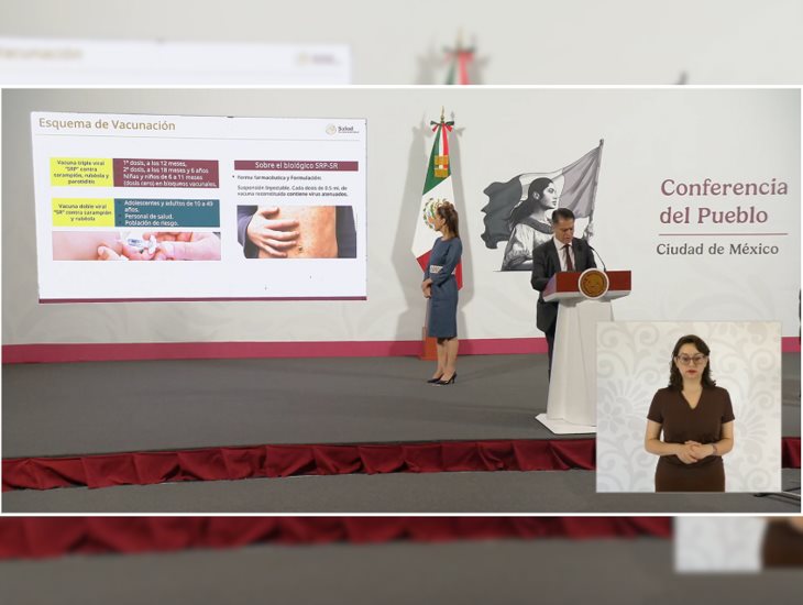 Se han aplicado 600 mil dosis de vacunas para controlar brote de sarampión en México
