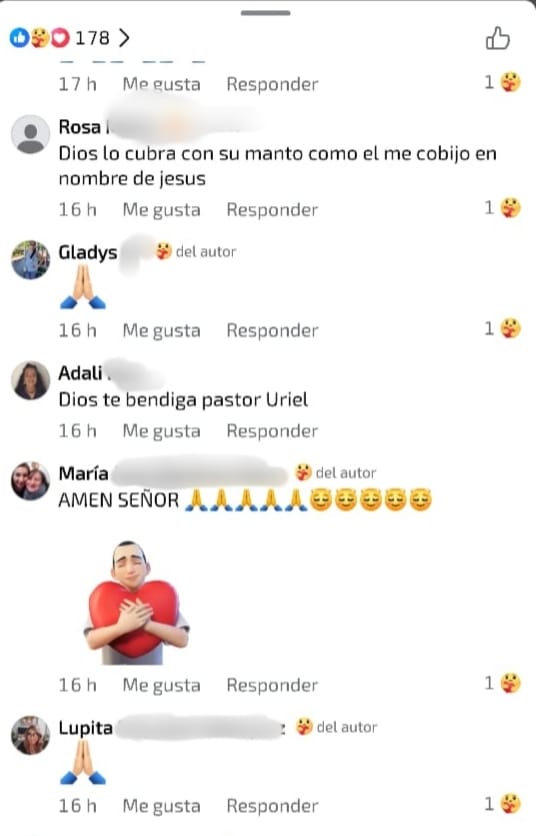 Fieles católicos de Coatzacoalcos alzan sus oraciones por el padre Uriel, se encuentra hospitalizado