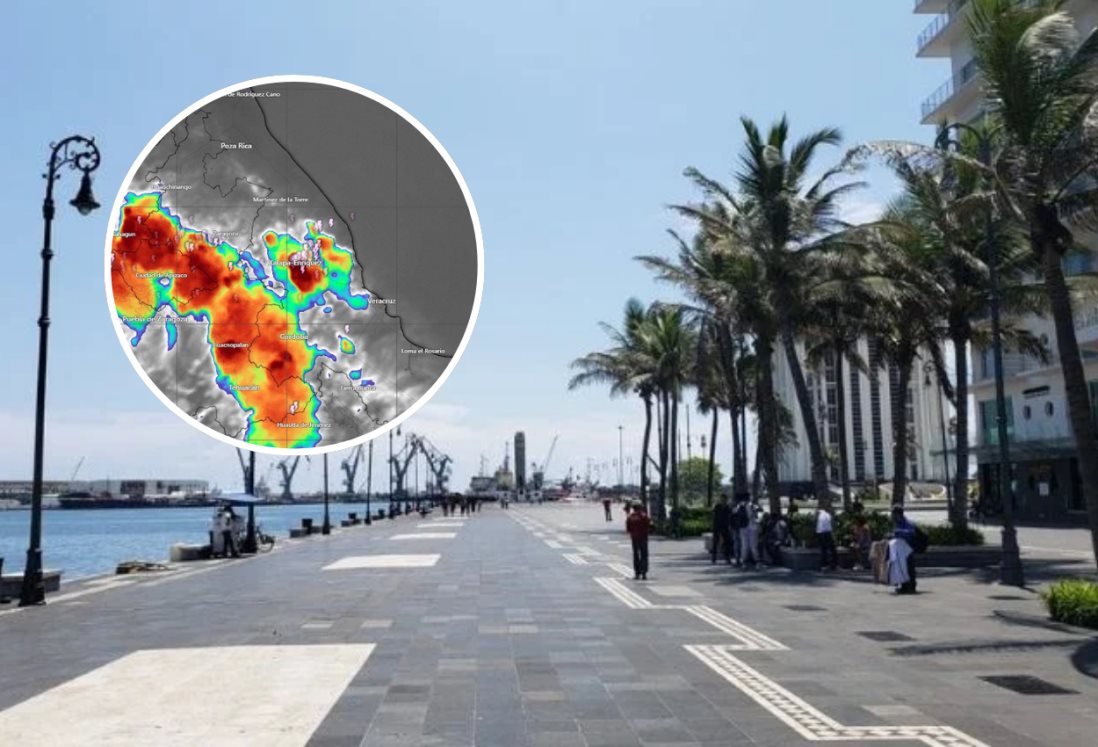 A esta hora será la temperatura máxima en Veracruz HOY 04 de junio