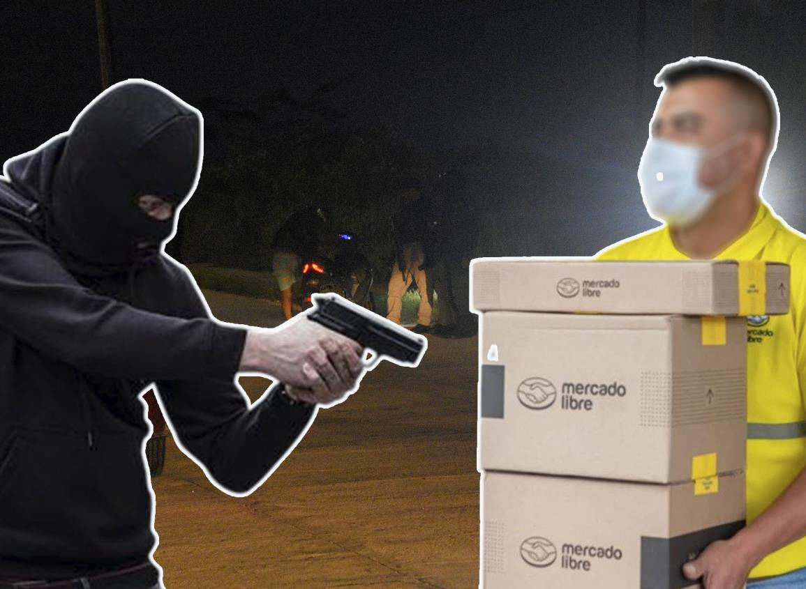 Violento robo a repartidor de Mercado Libre; entregaba paquetes en La Teresa