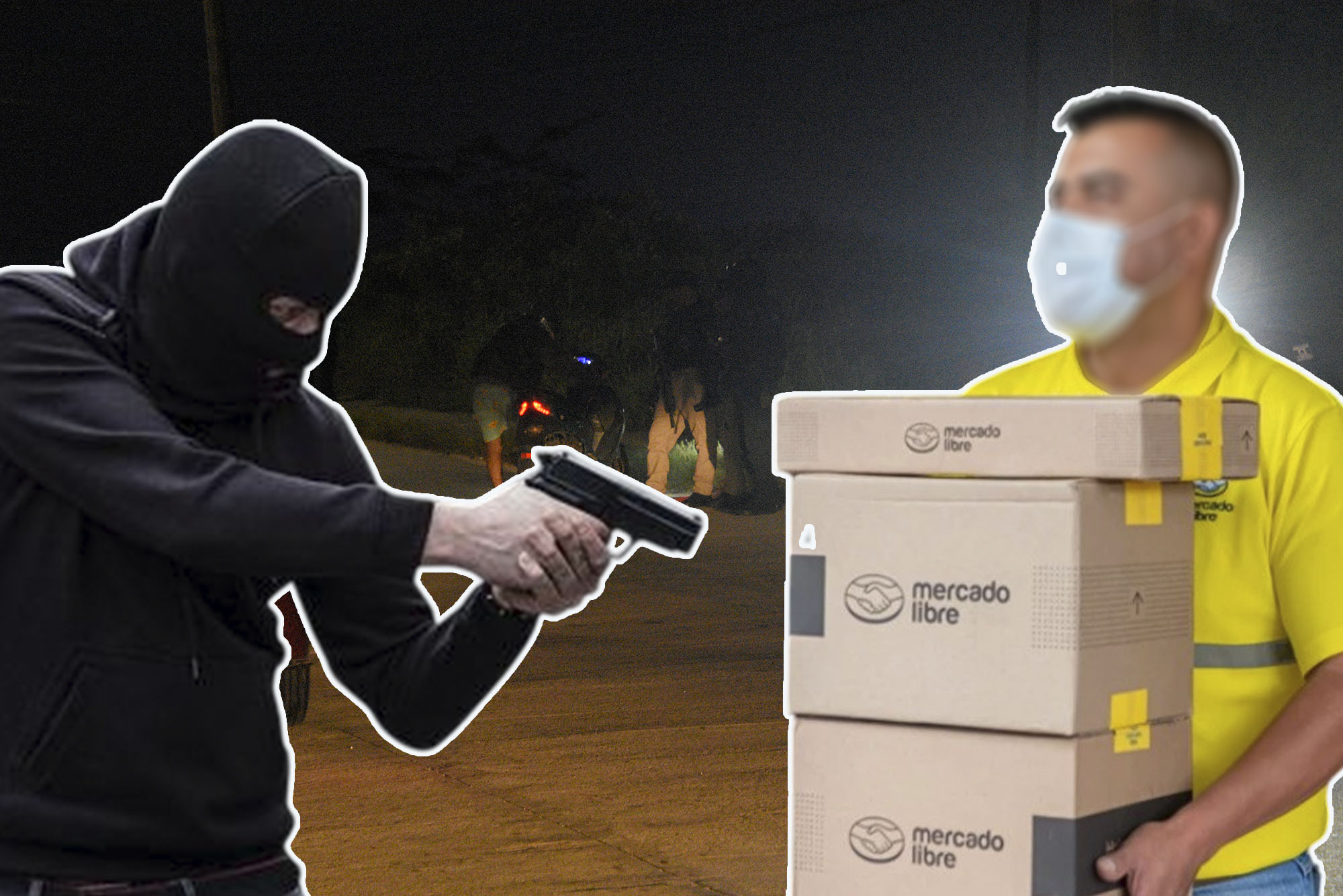 Violento robo a repartidor de Mercado Libre; entregaba paquetes en La Teresa