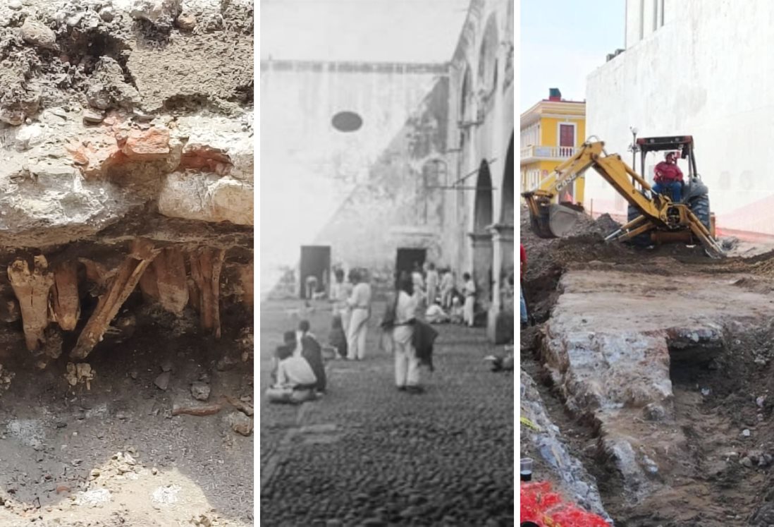 Así lucía en 1910 el antiguo cuartel militar de la avenida 5 de mayo en Veracruz donde hallaron restos óseos | FOTOS