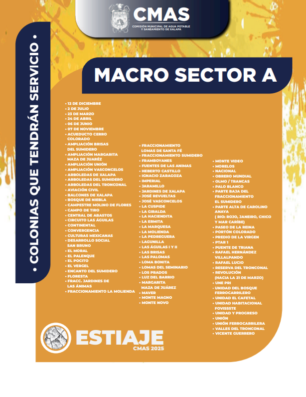 Este es el calendario de tandeos en Xalapa, para este mes de junio ¡checa! 