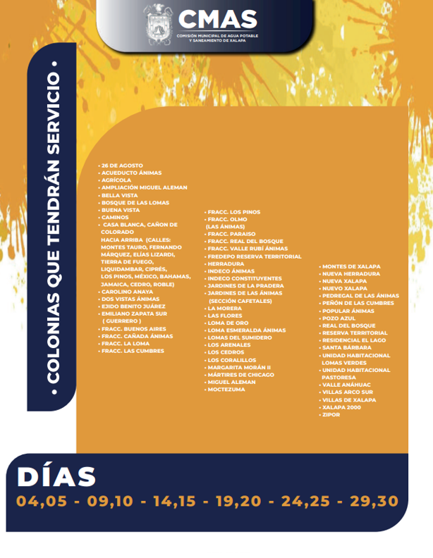 Este es el calendario de tandeos en Xalapa, para este mes de junio ¡checa! 
