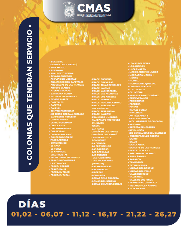 Este es el calendario de tandeos en Xalapa, para este mes de junio ¡checa! 