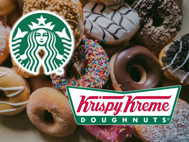 ¿Starbucks o Krispy Kreme? Así compiten sus promociones por el Día de la Dona 2025