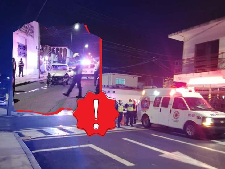 Encontronazo en Orizaba, deja a una persona lesionada