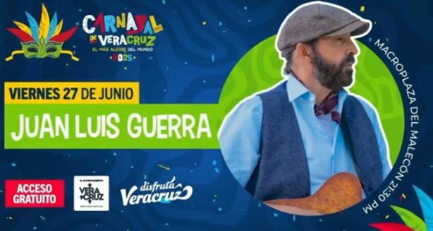 Carnaval de Veracruz 2025: ¿quiénes son los nuevos invitados confirmados?