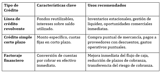 Tipos de crédito comercial: opciones de financiamiento para cada empresa