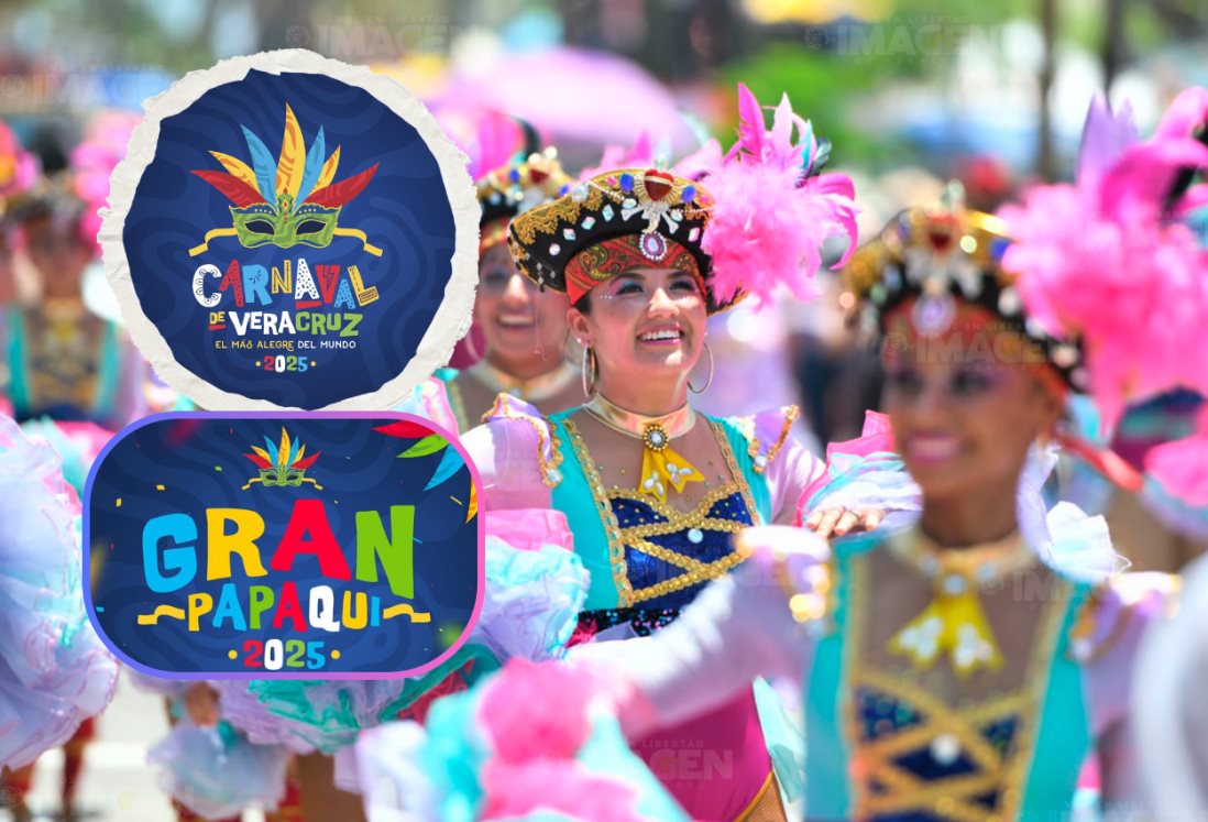 Carnaval de Veracruz 2025: hora y ruta del papaqui este 8 de junio