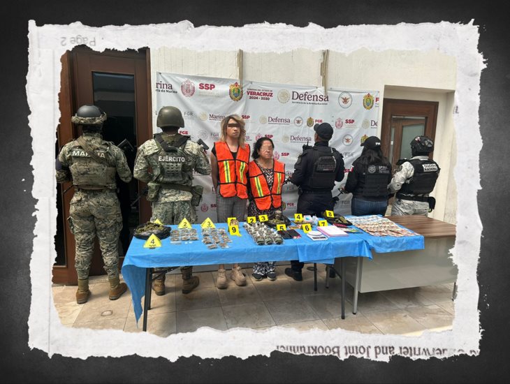 Detienen a dos y aseguran droga y dinero durante cateo en Fortín