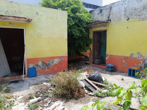 Denuncian peligro por casas abandonadas en el Centro de Veracruz