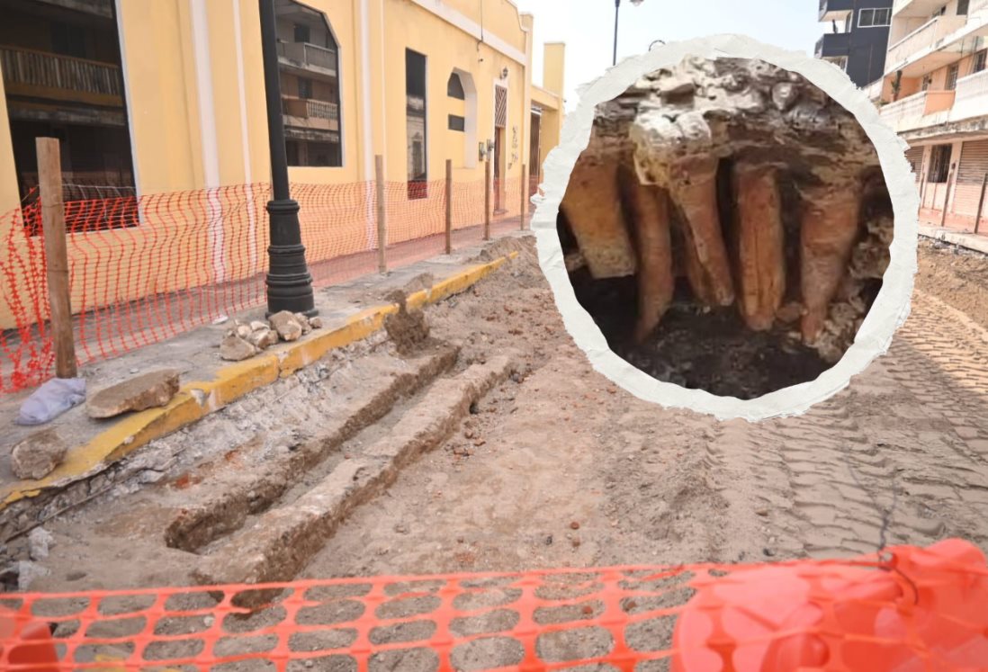 Esto resultaron ser los huesos encontrados en obras del centro histórico de Veracruz