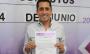 Hugo Chahín, alcalde electo de Orizaba, recibe su constancia de mayoría