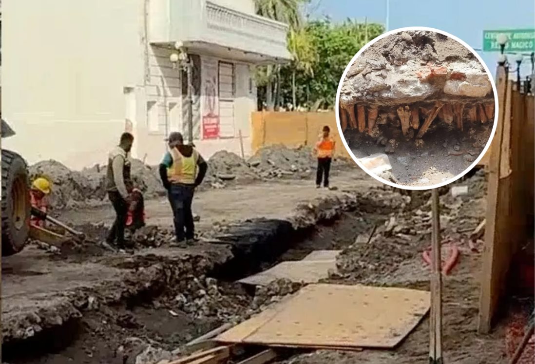 Investigadores llaman a no olvidar la historia de Veracruz tras hallazgo de restos en avenida de Veracruz