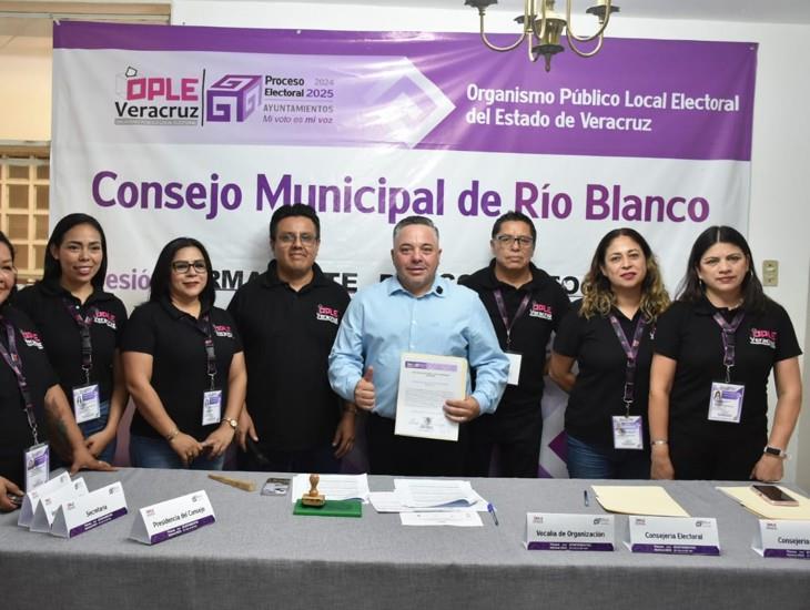 Recibe José Antonio May constancia de mayoría como alcalde electo de Río Blanco