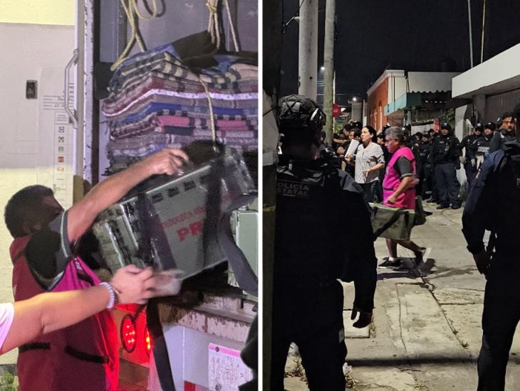 Trasladan a Xalapa, los paquetes electorales de Poza Rica y Papantla 