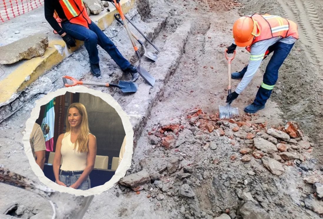 Hallazgos de antigua muralla serían integrados a rutas turísticas en Veracruz: Paty Lobeira
