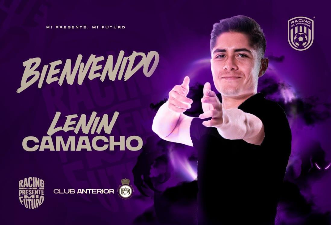 Llega Lenin Camacho a Racing de Veracruz