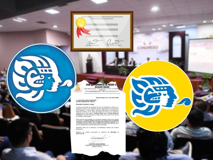 Recibirán Imagen de Veracruz y Diario del Istmo premio por trayectoria periodística