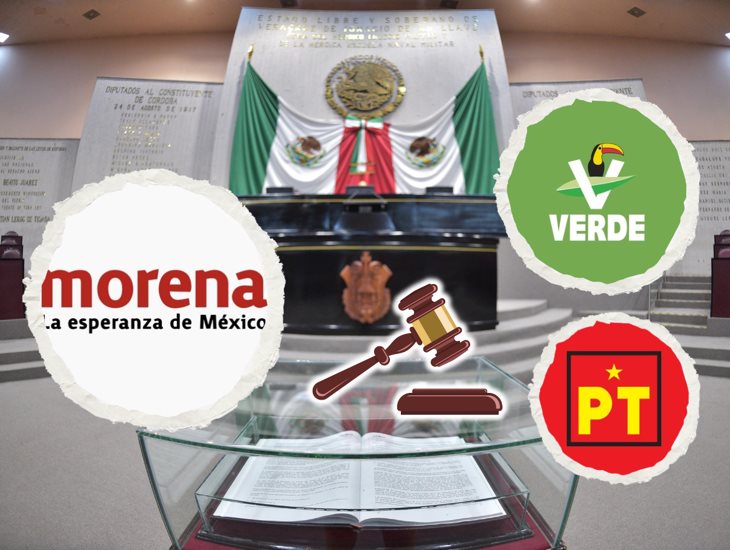 Morena y aliados, con mayoría justa para reformas constitucionales en Veracruz