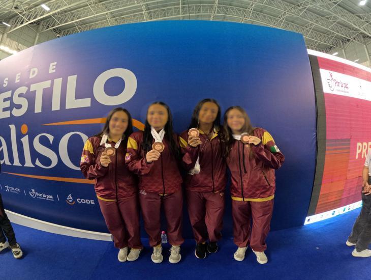 Nadadores de Veracruz suman dos medallas más en la Olimpiada Nacional 2025