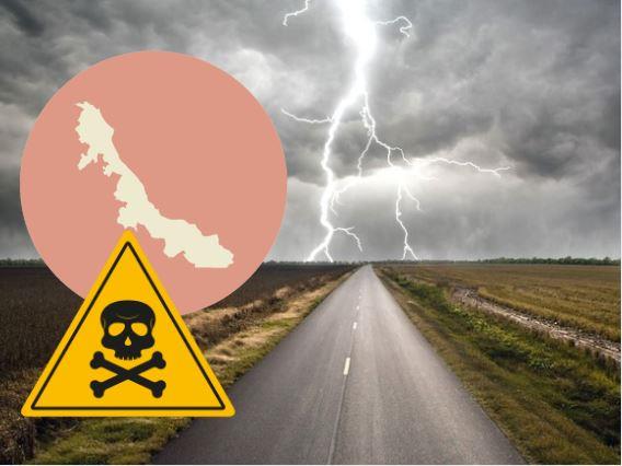 Estas son las zonas de Veracruz en mayor riesgo por el impacto de rayos