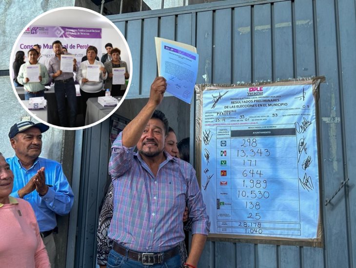 En Perote, entregan constancia de mayoría a Vinicio Ascencio