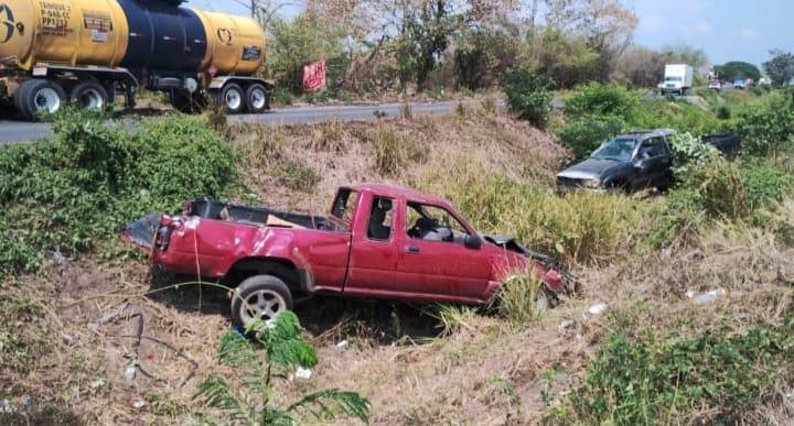 Fuerte accidente en la autopista Tinaja-Cosamaloapan