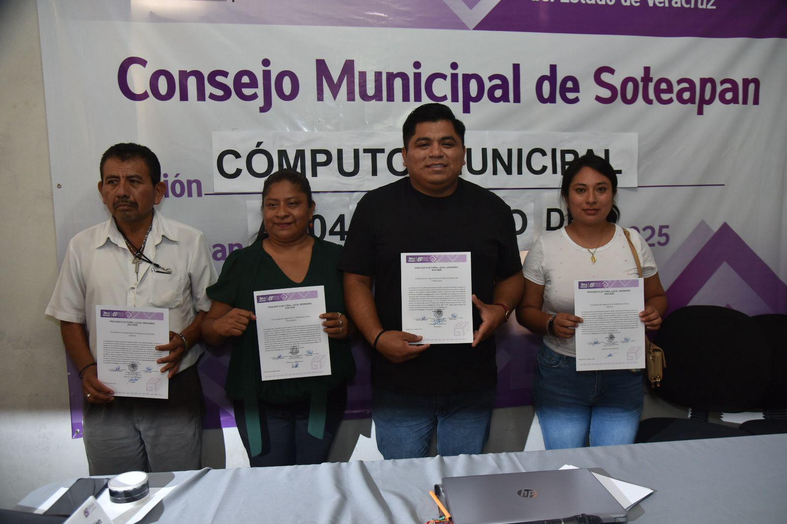 Sósimo López Ramírez es presidente municipal electo de Soteapan; hubo solo 14 votos de diferencia