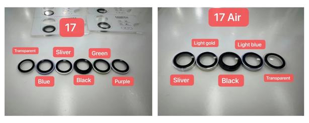 Filtran colores del iPhone 17 y 17 Air, además de un cambio importante