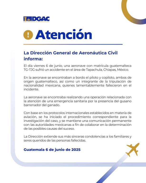 Deja 3 muertos desplome de avioneta con matricula guatemalteca en sierra de Chiapas