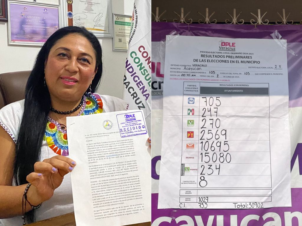 Ex candidata independiente acusa discriminación y busca anular elección en Acayucan | VIDEO