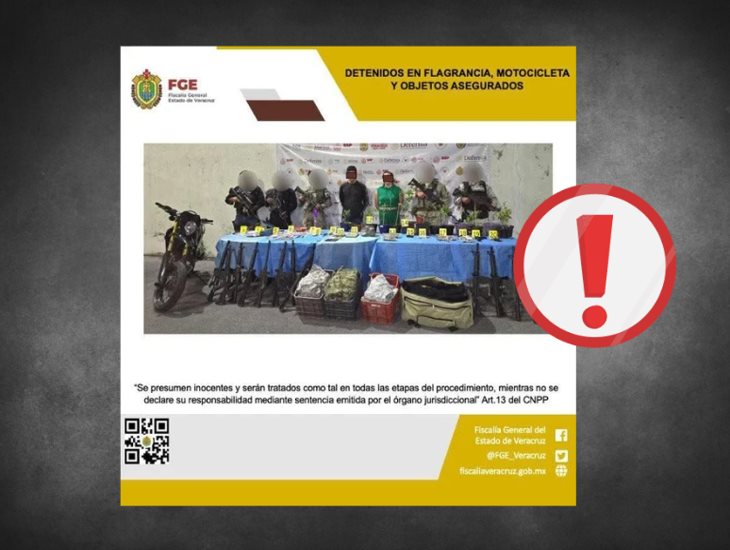 Otro cateo; ahora en Ixtaczoquitlán, hay dos detenidos y una moto asegurada