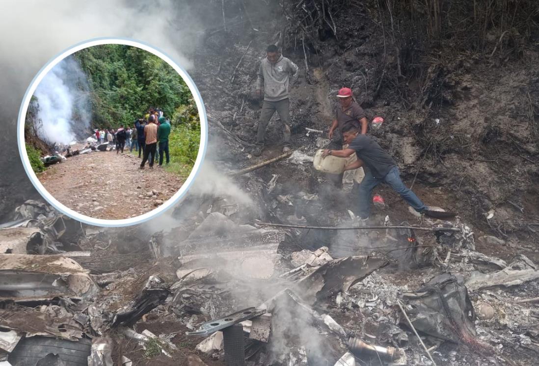 Deja 3 muertos desplome de avioneta con matricula guatemalteca en sierra de Chiapas