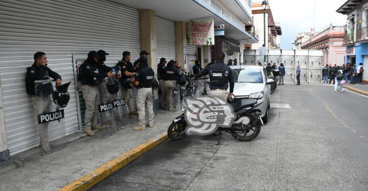 Blindan bodega del OPLE y la SSP, previo a conteo de Papantla y Poza Rica (+VIDEO)