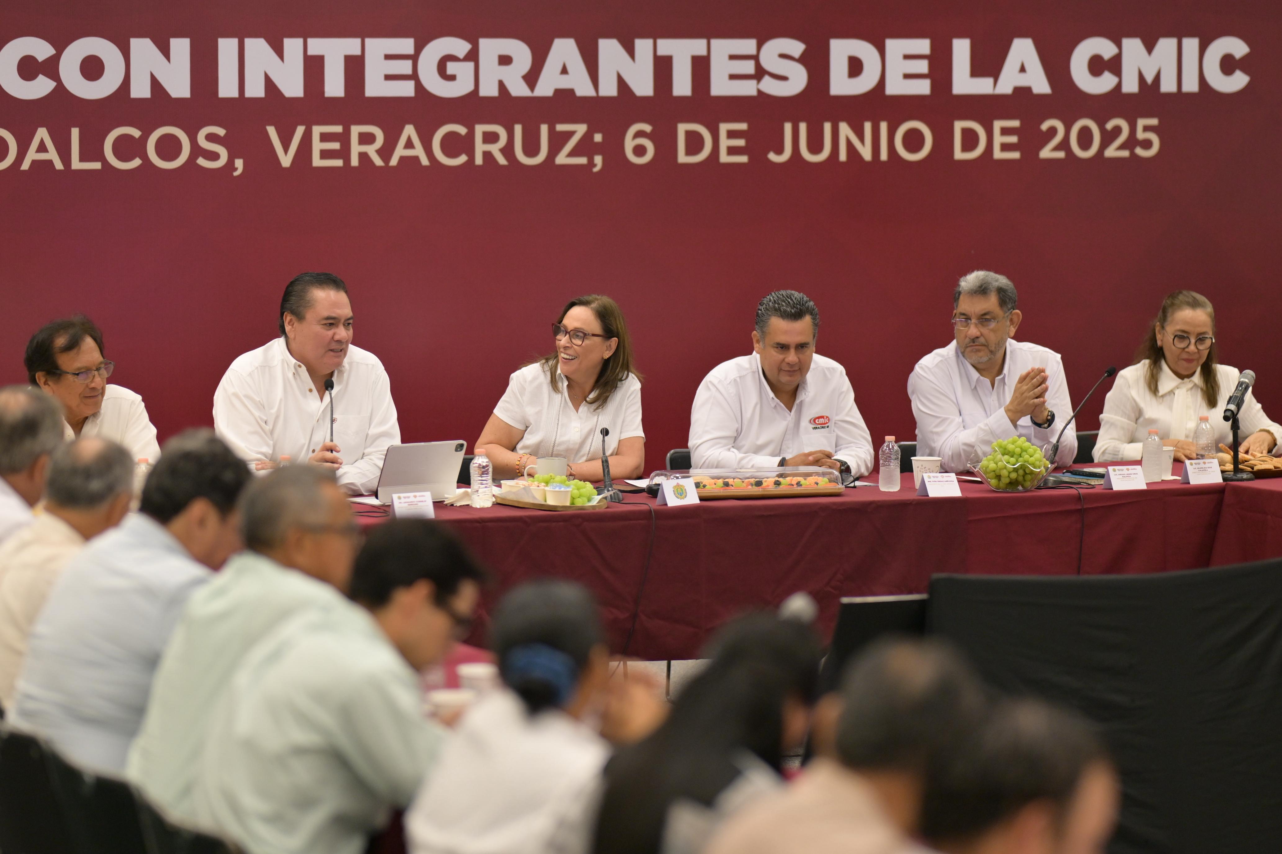 Destinará gobierno de Rocío Nahle mil mdp para obras al sur de Veracruz