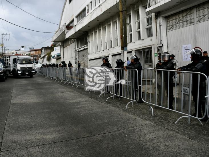 Blindan bodega del OPLE y la SSP, previo a conteo de Papantla y Poza Rica (+VIDEO)