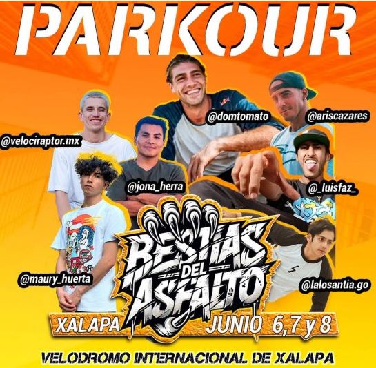 Competencia Internacional de Parkour en Xalapa: fechas, horario y participantes