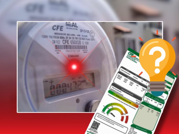 ¿Luz roja en tu medidor de luz CFE?, esto significa