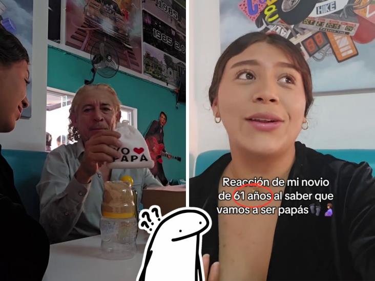 A sus 22 años, espera al hijo de su pareja de 61 años; las redes estallan