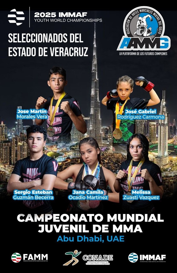 Estarán cinco veracruzanos en Mundial Junior 2025