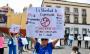 Protesta personal de Radio Teocelo contra la censura de TEPJF en Veracruz