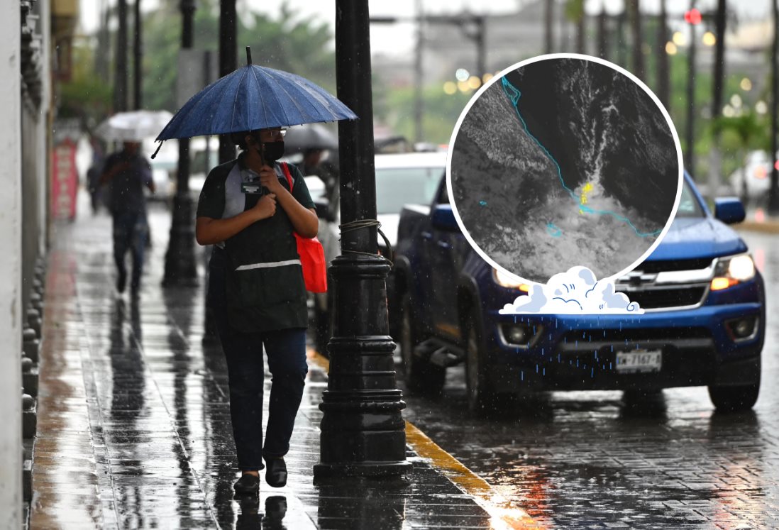 Vaguada provocará lluvias en Veracruz y Boca del Río este sábado 07 de junio