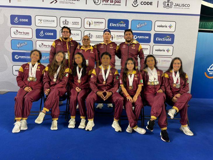 ¡Orgullo! Así quedó Veracruz en el medallero de natación, en la Olimpiada Nacional 2025