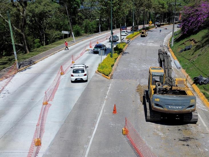 Por obras en Murillo Vidal, en Xalapa, habrá cierre parcial  a la vialidad